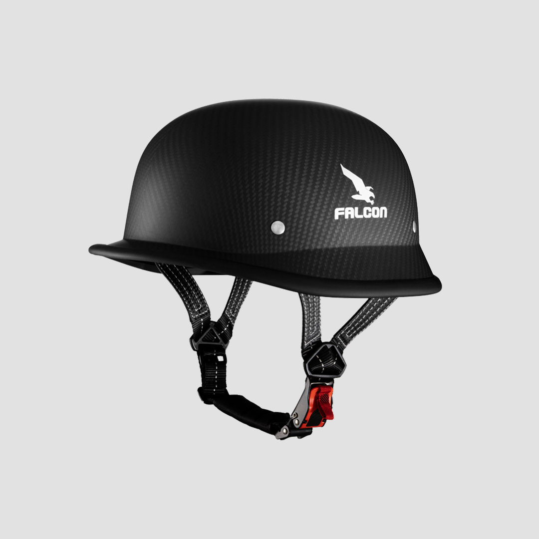 Nón bảo hiểm Falcon F24 màu 3k carbon nhám