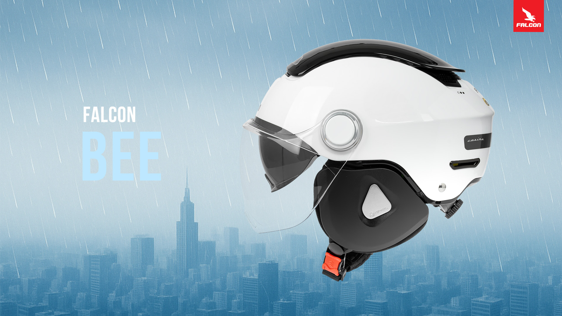 Mũ bảo hiểm 2 kính Falcon bee