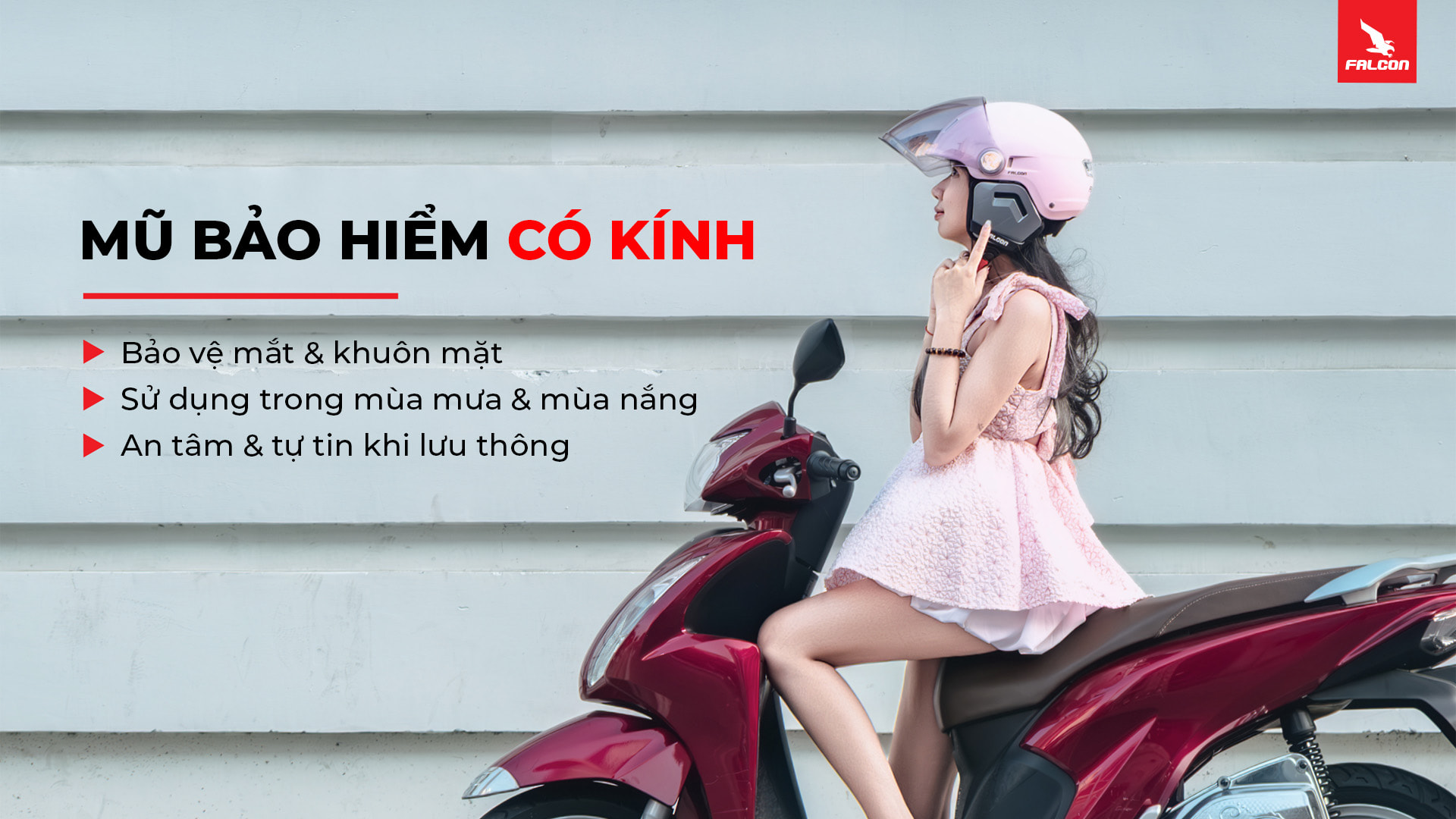 Tại sao nên sử dụng mũ bảo hiểm có kính