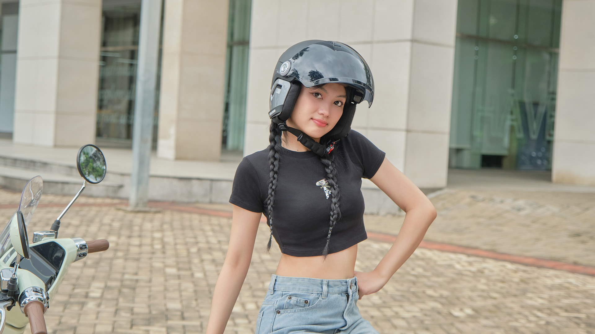 Top 5 mũ bảo hiểm có kính đi mưa
