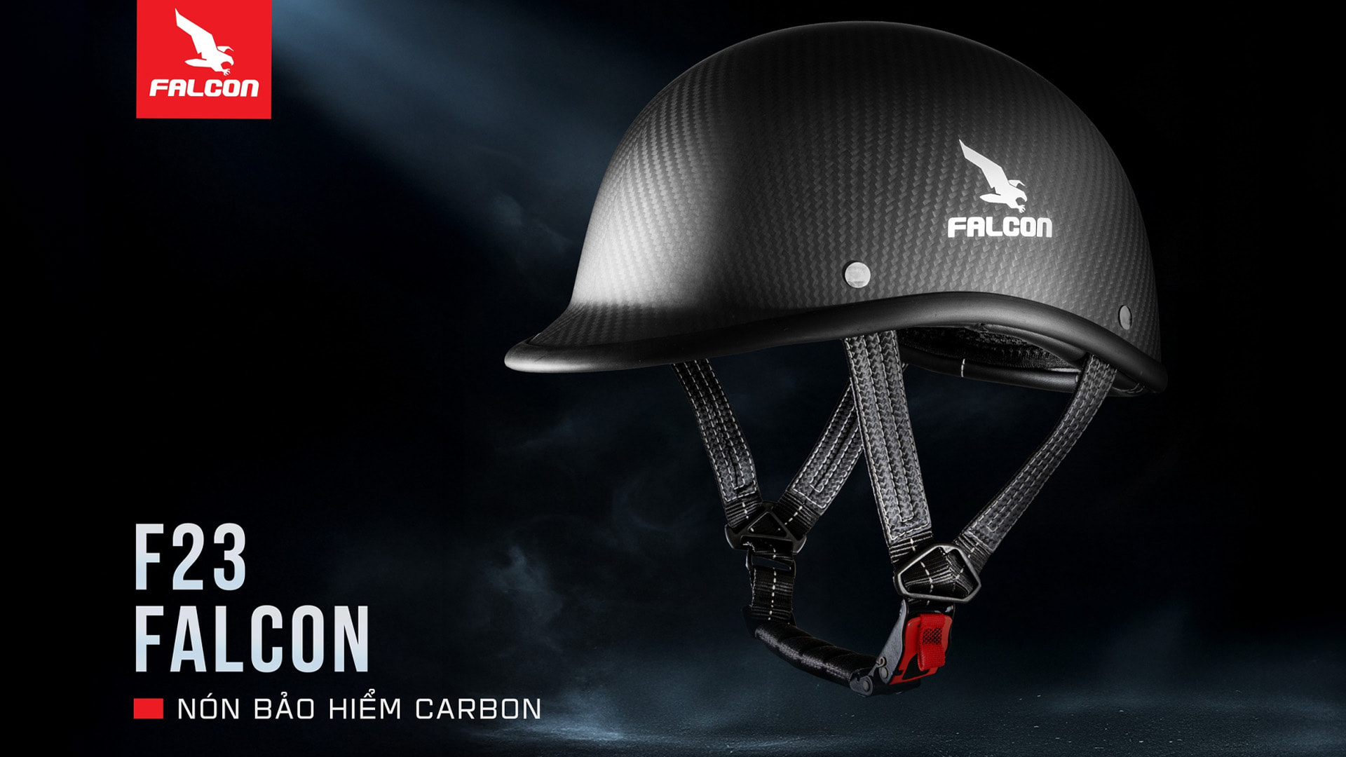 Mũ bảo hiểm carbon Falcon F23