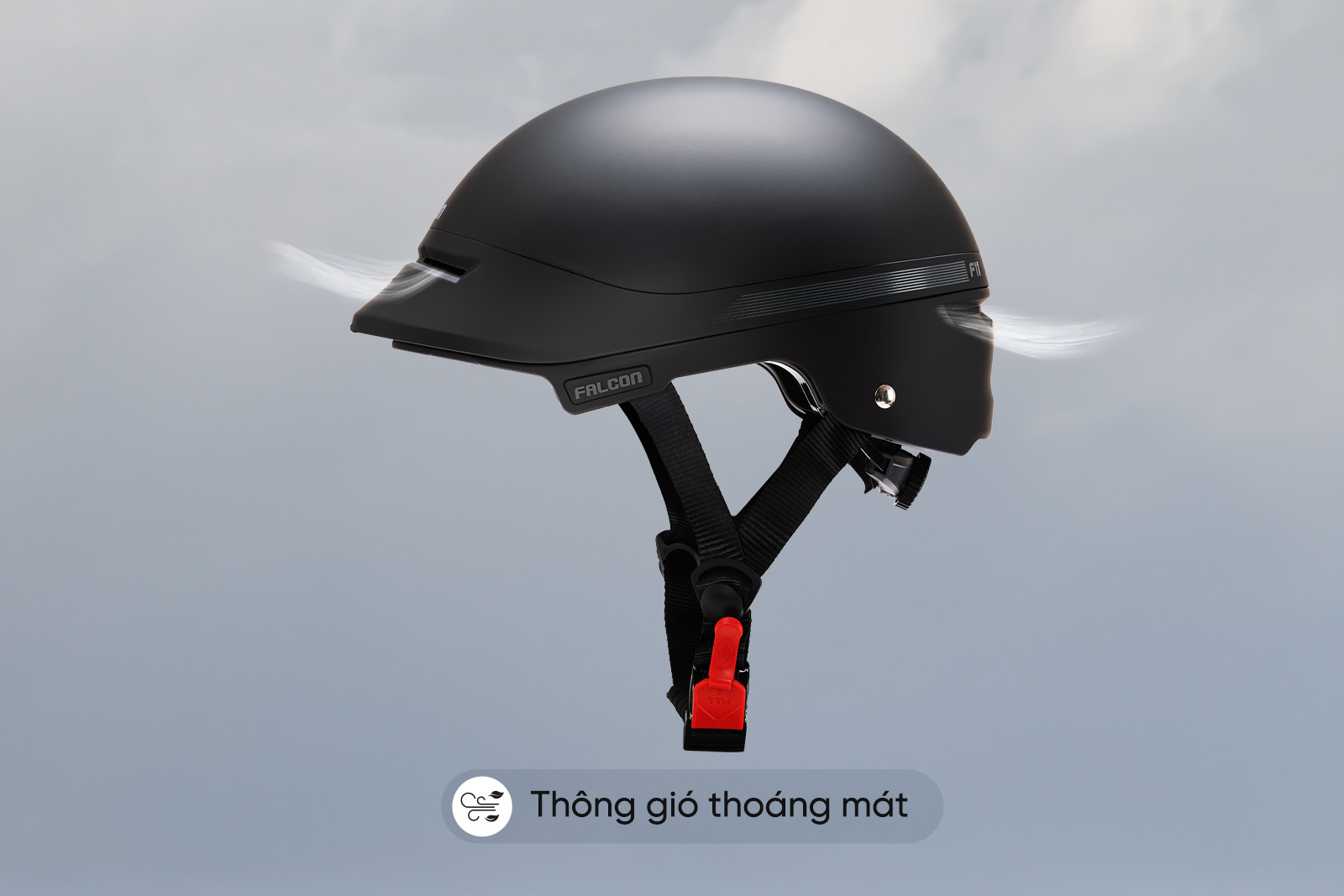 Thông gió nón bảo hiểm Falcon F11
