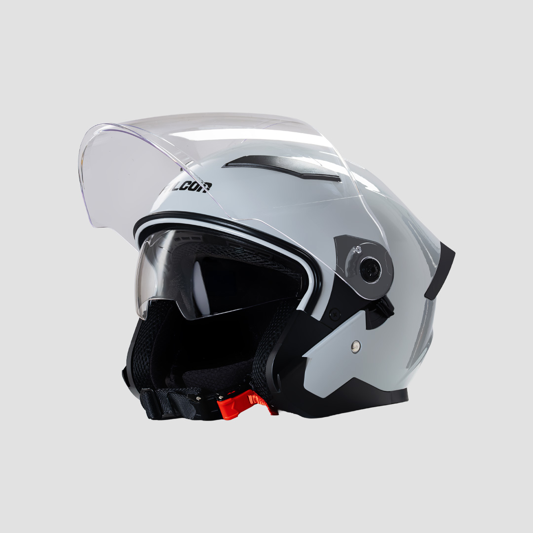 non-bao-hiem-3-4-falcon-f15-mau-xam Nón bảo hiểm 3/4 Falcon F15 màu xám xi măng